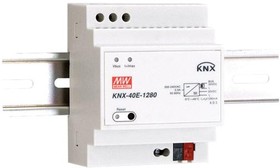 Фото 1/4 KNX-40E-1280, Блок питания: KNX / EIB, 38,4Вт, 30ВDC, 1280мА, 180-264ВAC, IP20