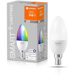 Лампа светодиодная SMART+ WiFi Candle Multicolour 40 5Вт/2700-6500К E14 LEDVANCE ...