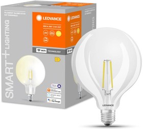 Фото 1/2 Лампа светодиодная SMART+ Filament Globe Dimmable 60 5.5Вт E27 LEDVANCE 4058075528291