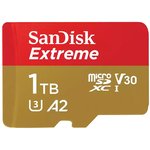 SDSQXAV-1T00-GN6MN, Флеш карта microSD 1TB SanDisk microSDXC Class 10 UHS-I A2 ...