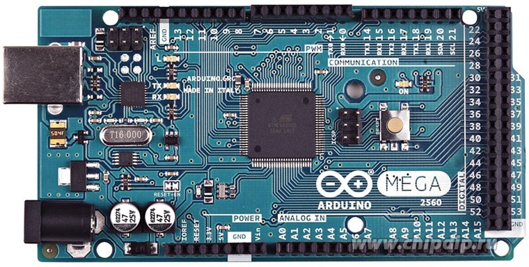 Arduino Uno Rev3, Программируемый контроллер на базе ATmega | купить в розницу и оптом