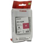 Картридж струйный Canon PFI-102M 0897B001 пурпурный для Canon iP F510/605/610