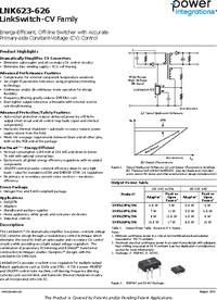 LNK625PG, IC: PMIC; AC/DC switcher,SMPS controller; Uin: 85?265V; DIP ...