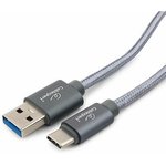 Cablexpert Кабель USB 3.0 CC-P-USBC03Gy-1.8M AM/Type-C, серия Platinum ...