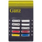 Набор предохранителей цилиндрических блистер (10 шт.) GANZ GRP15005