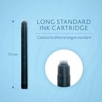 Картридж Waterman Standard (CWS0110850) Intense Black чернила для ручек перьевых ...