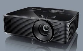 Фото 1/10 E9PX7D601EZ3, Проектор Optoma DX322 (DLP, XGA 1024x768, 3800Lm, 22000:1, HDMI, 1x10W speaker, 3D Ready, lamp 15000hrs, Black, 3.04kg)