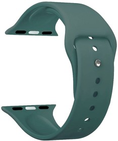 Фото 1/4 47126, Deppa Ремешок Band Silicone для Apple Watch 38/40 mm, силиконовый, зеленый