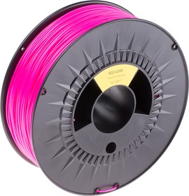 Фото 1/3 1.75mm Pink PLA 3D Printer Filament, 1kg