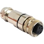 PXMBNI12FBF04ASCPG7, Sensor Cables / Actuator Cables M12 Series Cu Ni Plated F ...