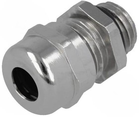 Cable gland, M12, 16 mm, Clamping range 3.5 to 7 mm, IP69, silver, 53112610