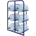 Стеллаж для бутылей с водой (640x960x380) СВД 6