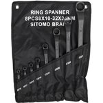 Набор ключей накидн.двуст. 8шт. (8-36) SIT