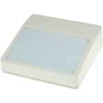 A9084165+A9184001, DeskCase 190 Series Grey, White ABS Desktop Enclosure ...