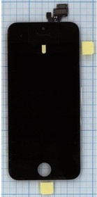 Фото 1/2 Дисплей (экран) в сборе с тачскрином для Apple iPhone 5 черный (Premium LCD)