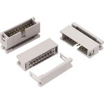 61201025821, 10-Way IDC Connector Plug for Cable Mount, 2-Row