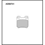 ADB0741, Колодки тормозные дисковые | зад |