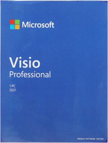 Фото 1/2 Офисное приложение Microsoft Visio Professional 2021 Win English Medialess P8 (D87-07619)