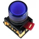 Button ABLFS-22 Blue d22mm Neon/220V 1Z+1P (ANDELI)