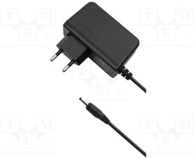 50776, Power supply: switched-mode; plug; 5VDC; 3A; 15W; Plug: straight