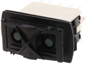 KR47CAKEEG, DP MOM-OFF-MOM SWITCH,2X12V GREEN LEDS