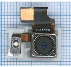 Камера задняя (основная) со вспышкой и шлейфом для Apple iPhone 5