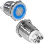 GQ19PF-10ZE/B/N off-on, Кнопка антивандальная GQ19PF-10ZE/B/N, OFF-ON ...