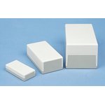 A9043065, White ABS Enclosure, IP40, Grey Lid, 189 x 110 x 70mm