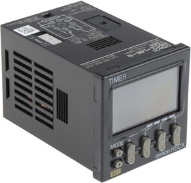 Фото 1/4 H5CX-L8E-N AC100-240, H5CX Series Panel Mount Timer Relay, 100 → 240V ac, 1-Contact, 0.001 s → 9999h, SPDT