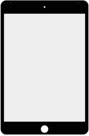Стекло для переклейки Apple Ipad Mini 4, Mini 5 (черный)