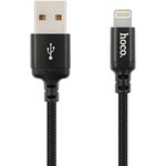 Кабель USB HOCO (X14) для iPhone Lightning 8 pin 2м (черный)
