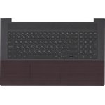 Клавиатура (топ-панель) для ноутбука HP Envy 17-CG черная с черным топкейсом ...