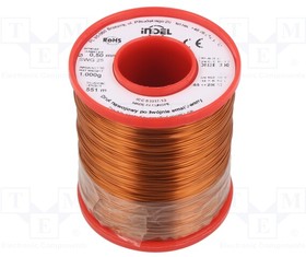DN2E0,50-1KG, Coil wire; double coated enamelled; 0.5mm; 1kg; -65?200°C