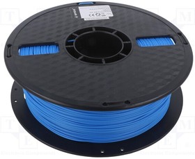 3DP-PLA1.75-01-FB, Филамент: PLA; 1.75mm; fluorescent blue; 190?220°C; 1kg