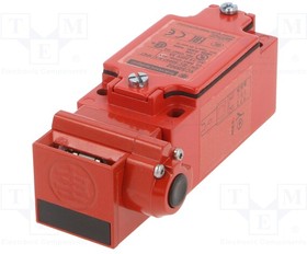 XCSB502, Safety switch: key operated; XCSB; NC + NO x2; IP67; metal; red