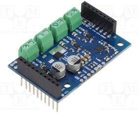 5068, DC-motor driver; Motoron; I2C; Icont out per chan: 1.7A; Ch: 3
