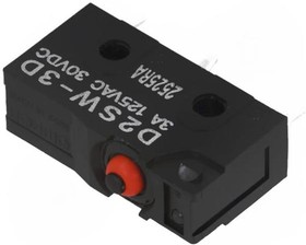 Фото 1/2 D2SW-3D, Basic / Snap Action Switches Miniature Basic Auto Switch