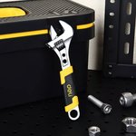 Разводной DL30106 150мм, обрезиненная ручка, диапазон захвата 0-22мм