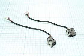 Фото 1/2 Разъем питания с кабелем для HP Pavillion DV6-3000 11.5 см (10 pin)