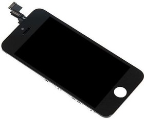 Фото 1/2 Дисплей (экран) в сборе с тачскрином для Apple iPhone 5S AAA черный