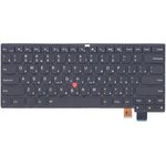 Клавиатура для ноутбука Lenovo Thinkpad T460S T470S черная с трекпойнтом и подсветкой