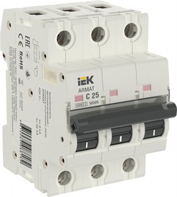 Photo 1/8 AR-M06N-3-C025, ARMAT Automatic three-pole Switch C 25A M06N
