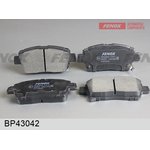 BP43042, BP43042_колодки дисковые передние!\ Toyota Corolla 1.4/1.6WT-i 01-02