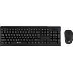 Комплект (клавиатура+мышь) Oklick 230M, USB, беспроводной, черный [412900]