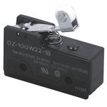 DZ-10GW22-1B6, Lever Limit Switch, 2NO/2NC, IP00, DPDT, 250V ac Max, 10A Max