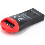 Картридер внешний USB2.0 Gembird, для считывания MicroSD карт, блистер