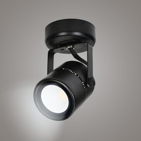 Фото 1/5 Поворотный накладной светильник Arton цилиндр, 60x90x140, GU10, металл, черный 59963 0