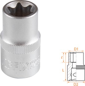 AF00043016, AFFIX Головка торцевая TORX Е-стандарт 1/2", E16