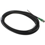 1681868, Cordset, M8 Socket - Bare End, 4 Conductors, 5m, IP65 / IP67 / IP68 ...