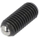 GN615.3-M12-K, Защелка шаровая, сталь, Резьба: M12, 26мм